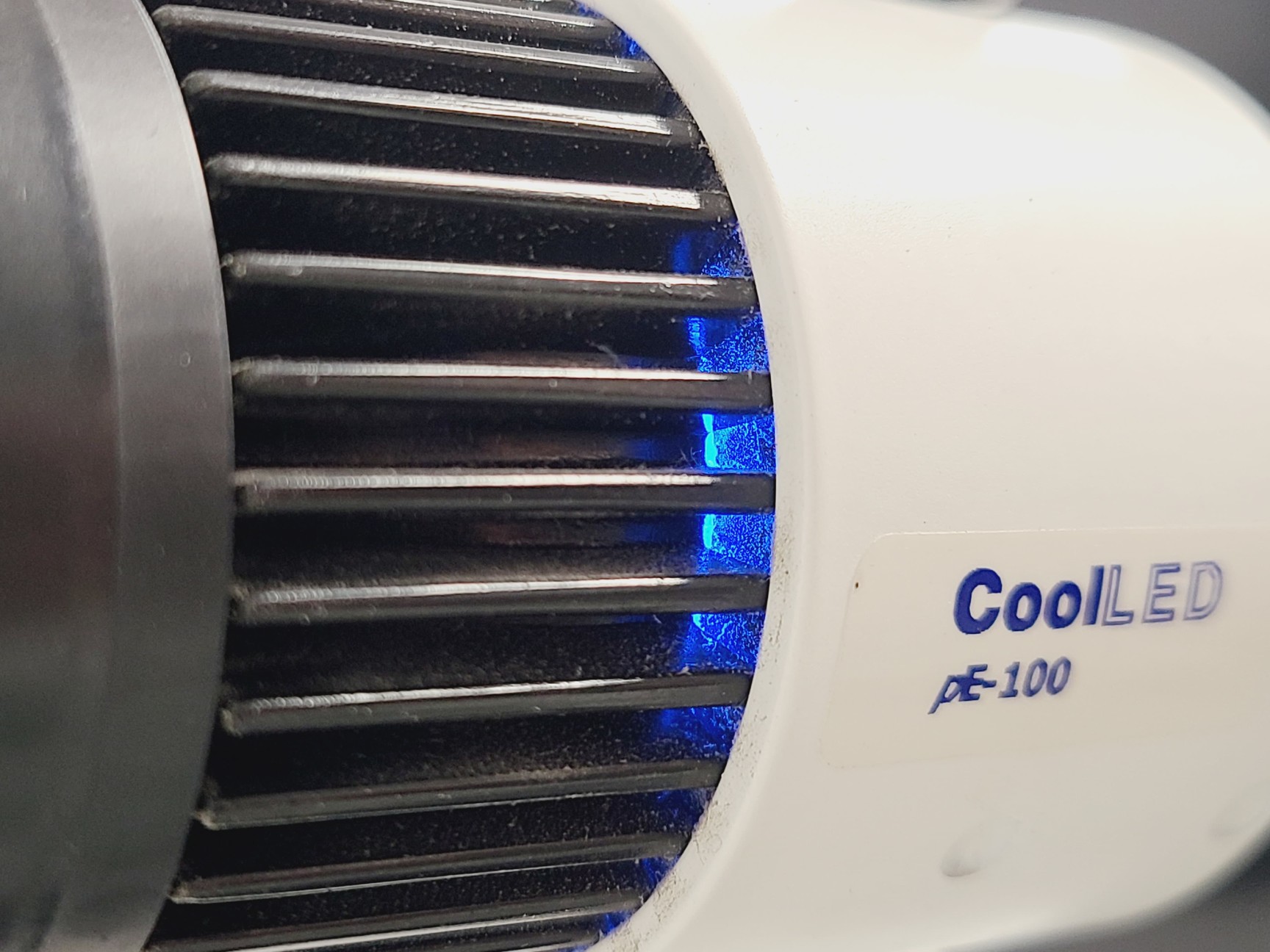 Image of Olympus BX51 Microscope w. 2x pE-100 CoolLED Heads and Combiner
