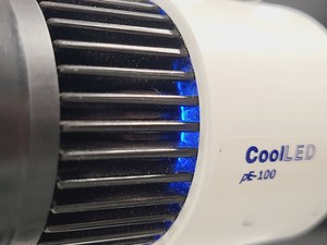 Thumbnail image of Olympus BX51 Microscope w. 2x pE-100 CoolLED Heads and Combiner