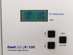 Thumbnail image of Olympus BX51 Microscope w. 2x pE-100 CoolLED Heads and Combiner