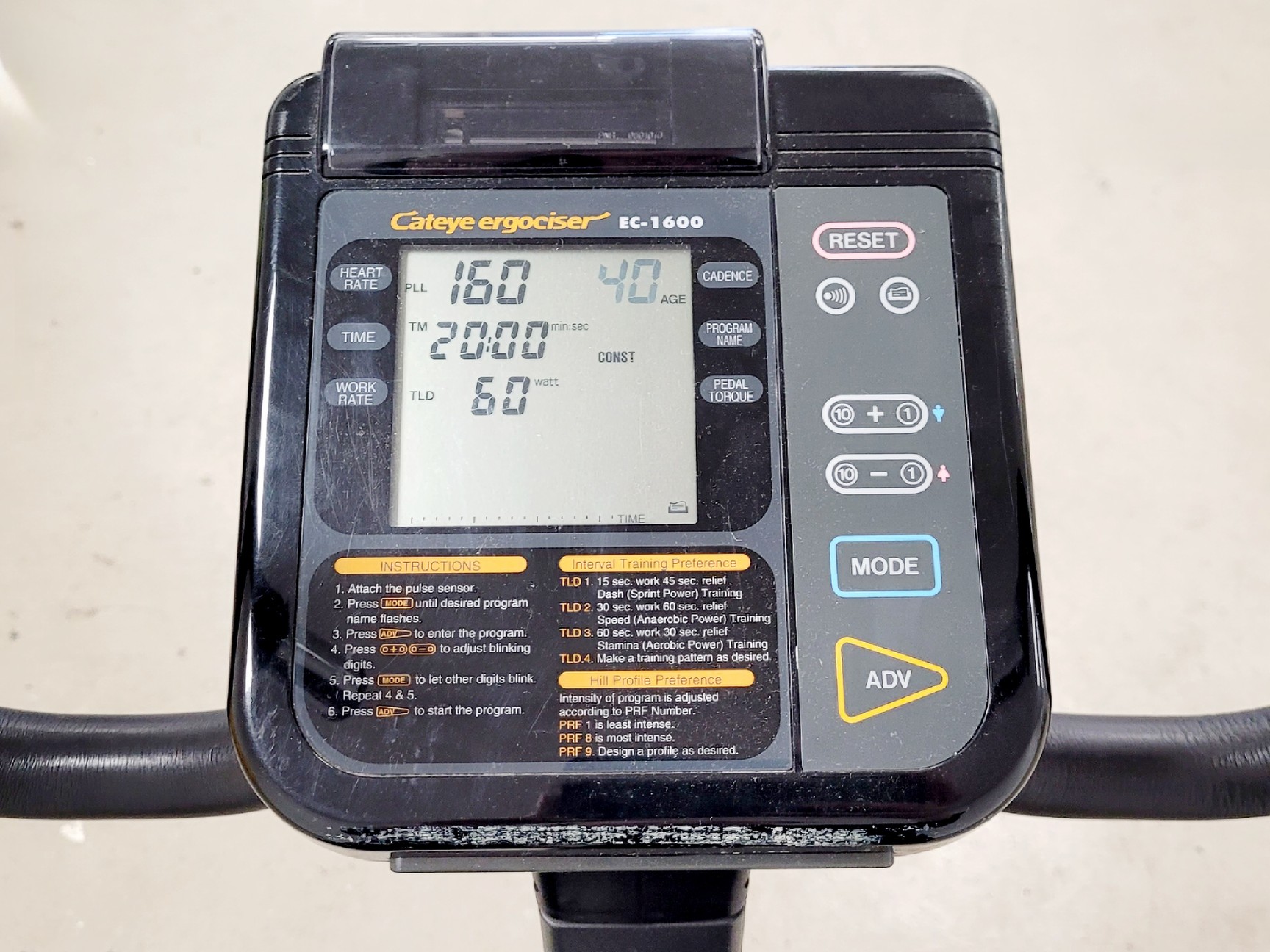 Image of Cateye Ergociser EC-1600 Cycle Ergometer Lab