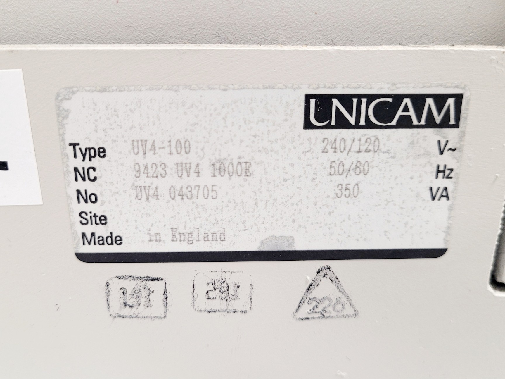 Image of Thermo Electron Corporation UNICAM UV/Vis Spectrometer UV4