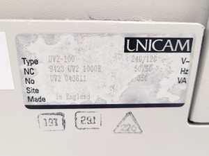 Thumbnail image of Thermo Electron Corporation UNICAM UV2 UV/Vis Spectrometer Spares/Repair 