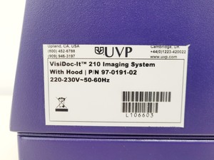 Thumbnail image of UVP VisiDoc-IT Processor Gel Documentation System Lab