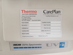 Thumbnail image of Thermo Electron Corporation UNICAM UV4 UV/Vis Spectrometer 