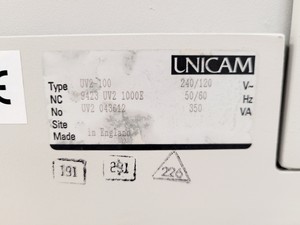 Thumbnail image of Thermo Electron Corporation UNICAM UV2 UV/Vis Spectrometer Spares/Repair 