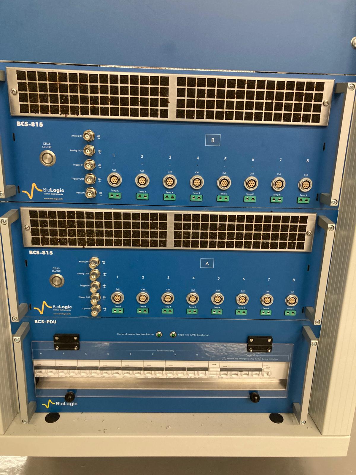 Image of Biologic Battery Cycler with 2 BCS-815 Modules Lab