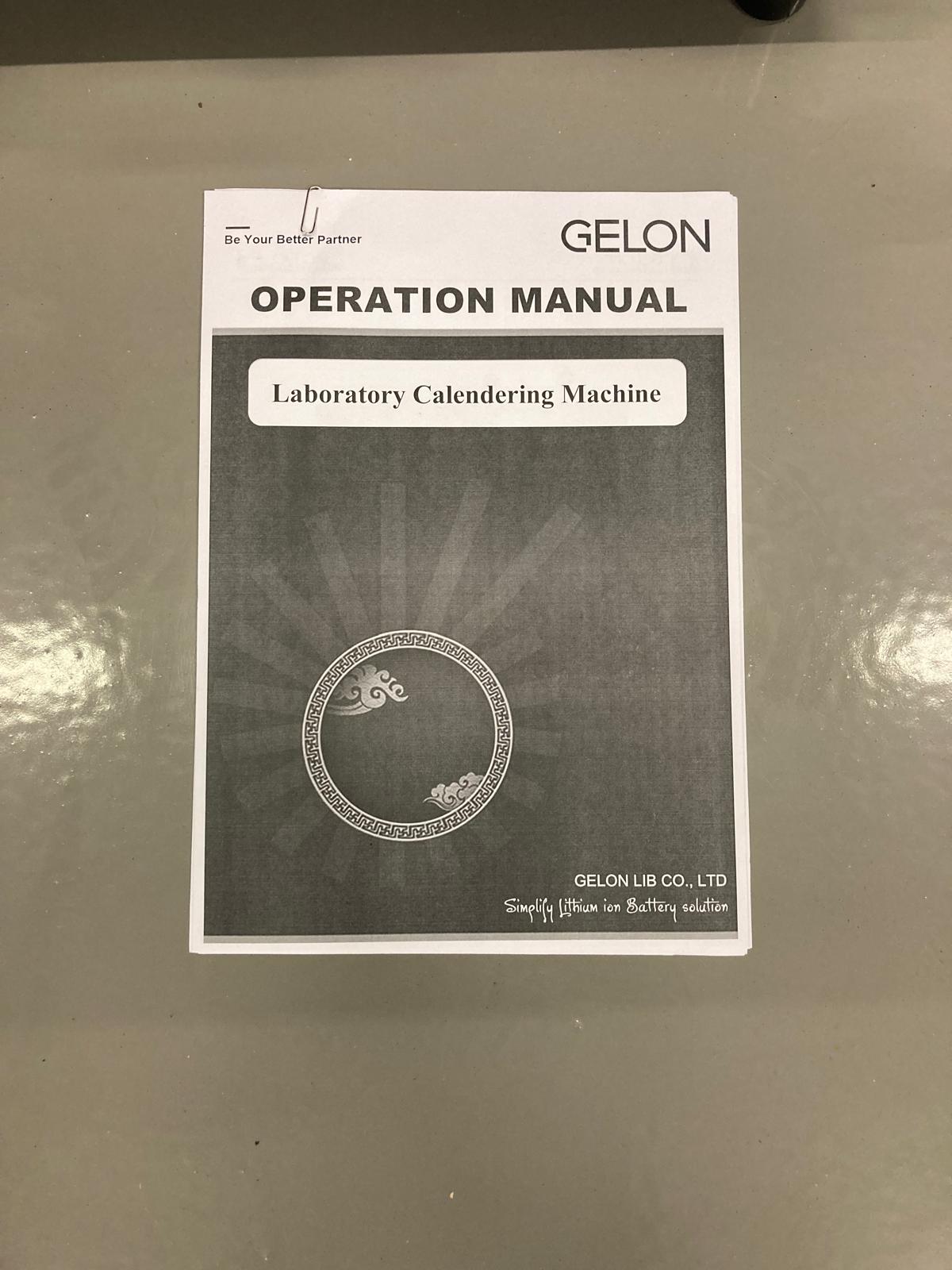 Image of Gelon GN-MR-200H Calendar Machine Lab Battery Electrode Rolling System 2025