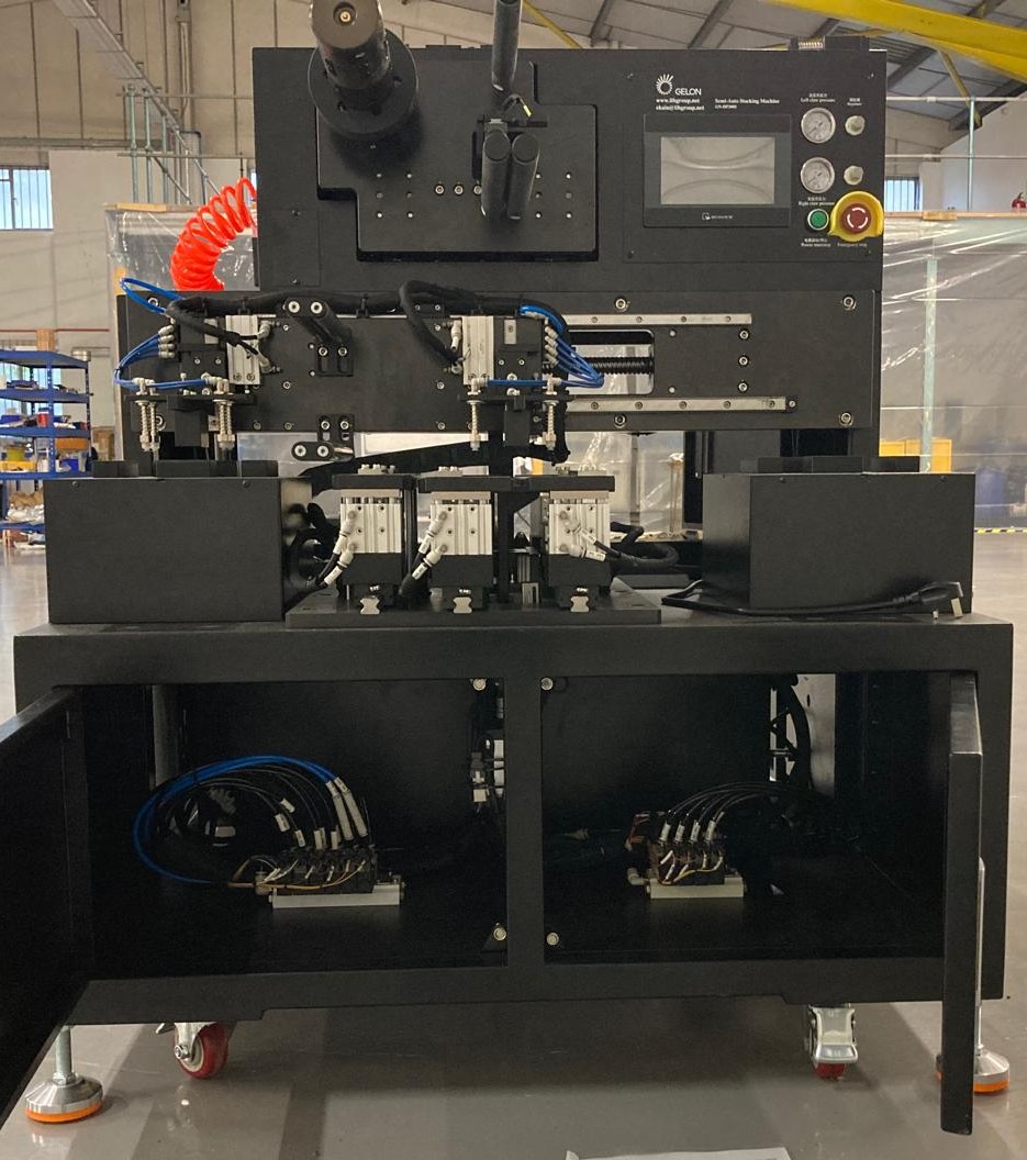 Image of Gelon GN-DP300S Semi-Automatic Stacking Machine Laboratory Cell Assembly