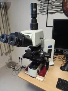 Thumbnail image of Olympus BX51 Microscope w/ 6 x Objectives 1.25/4/10/20/40/60 x Lab