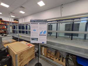 Thumbnail image of Armfield Research Wave Flume w/ HR Wallingford Wave Paddle & Controller + Global