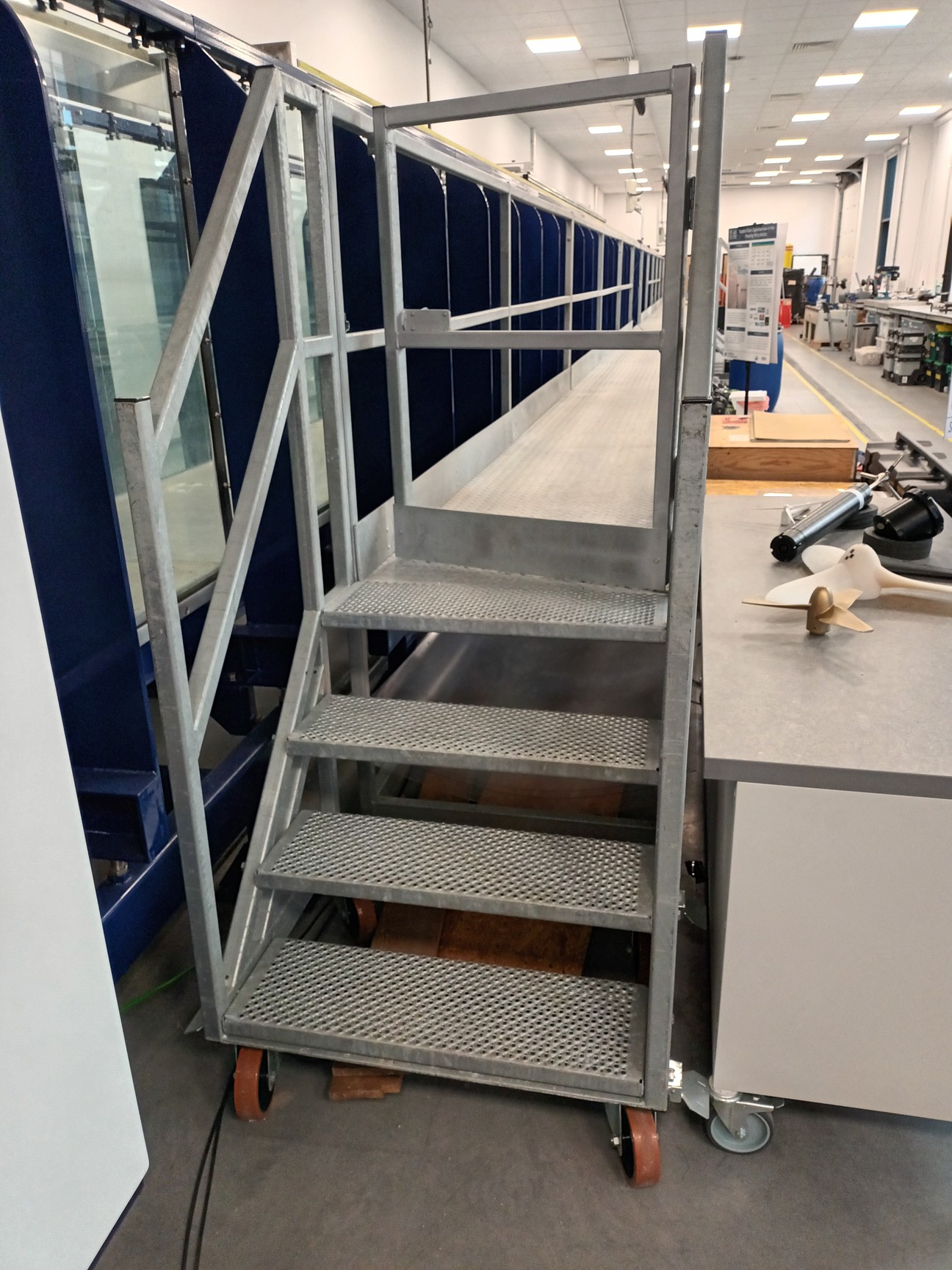 Image of Armfield Research Wave Flume w/ HR Wallingford Wave Paddle & Controller + Global