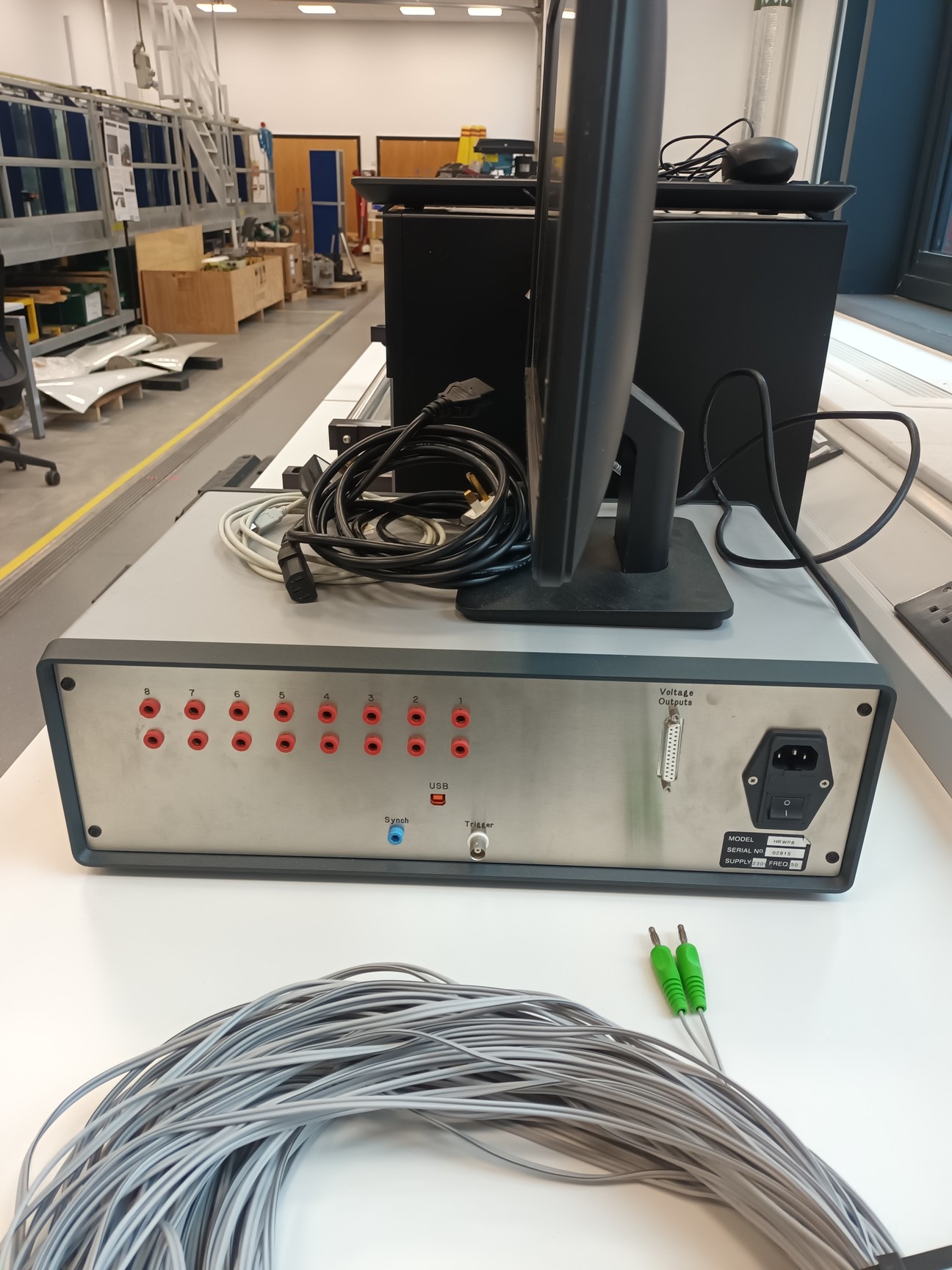 Image of Armfield Research Wave Flume w/ HR Wallingford Wave Paddle & Controller + Global