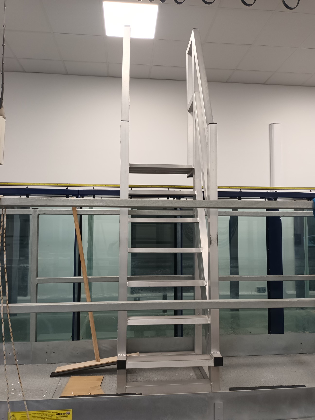 Image of Armfield Research Wave Flume w/ HR Wallingford Wave Paddle & Controller + Global