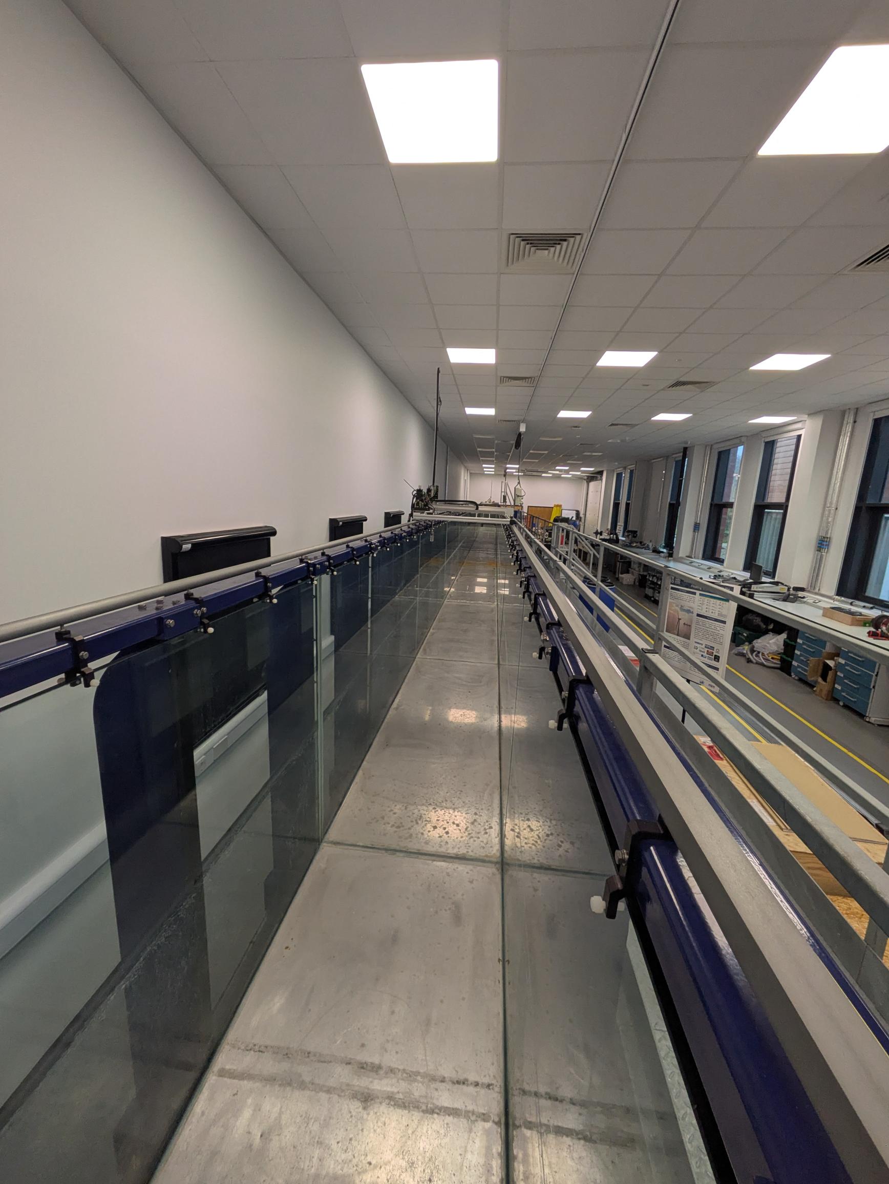 Image of Armfield Research Wave Flume w/ HR Wallingford Wave Paddle & Controller + Global