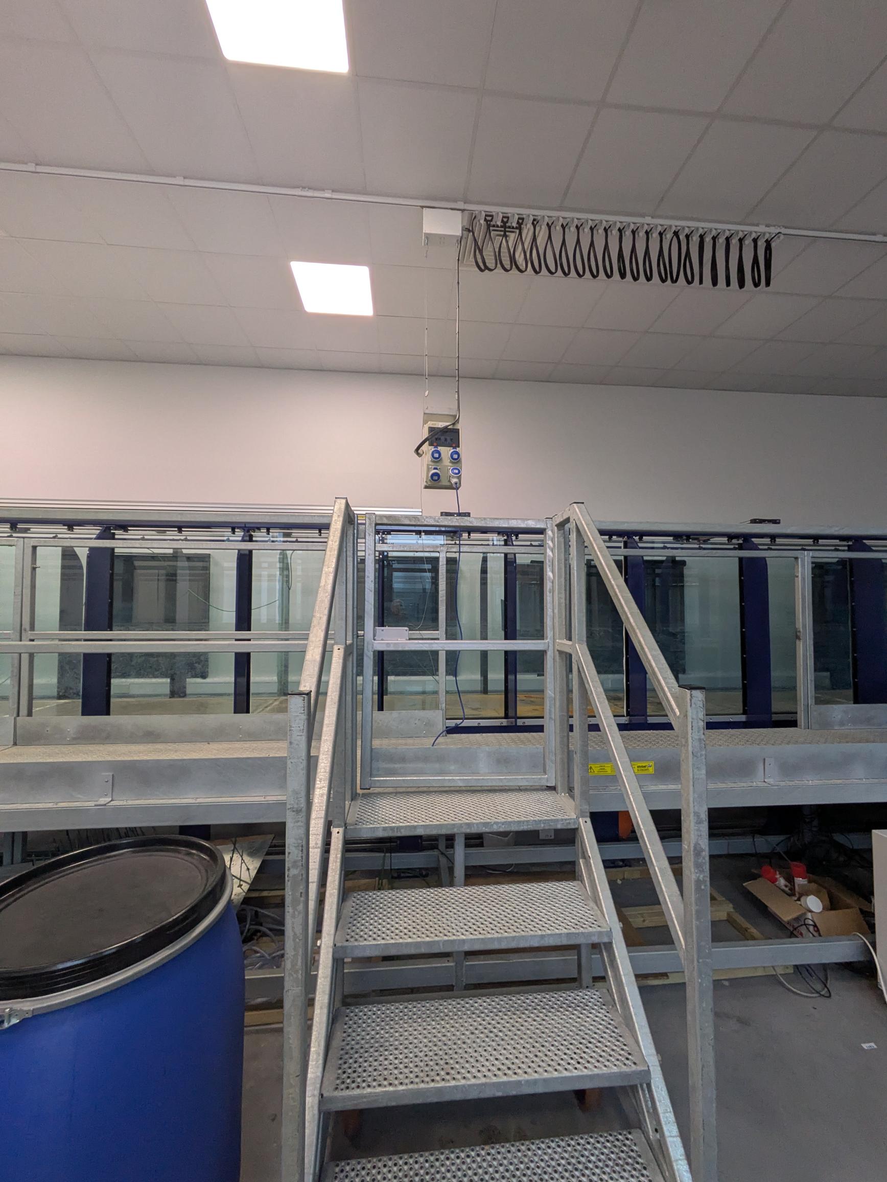 Image of Armfield Research Wave Flume w/ HR Wallingford Wave Paddle & Controller + Global