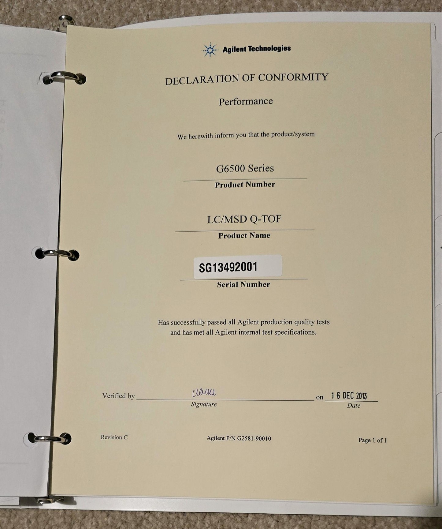Image of Agilent 6530 Accurate-Mass Q-TOF LC/MS System w/ Agilent 1290 Infinity LC Stack 