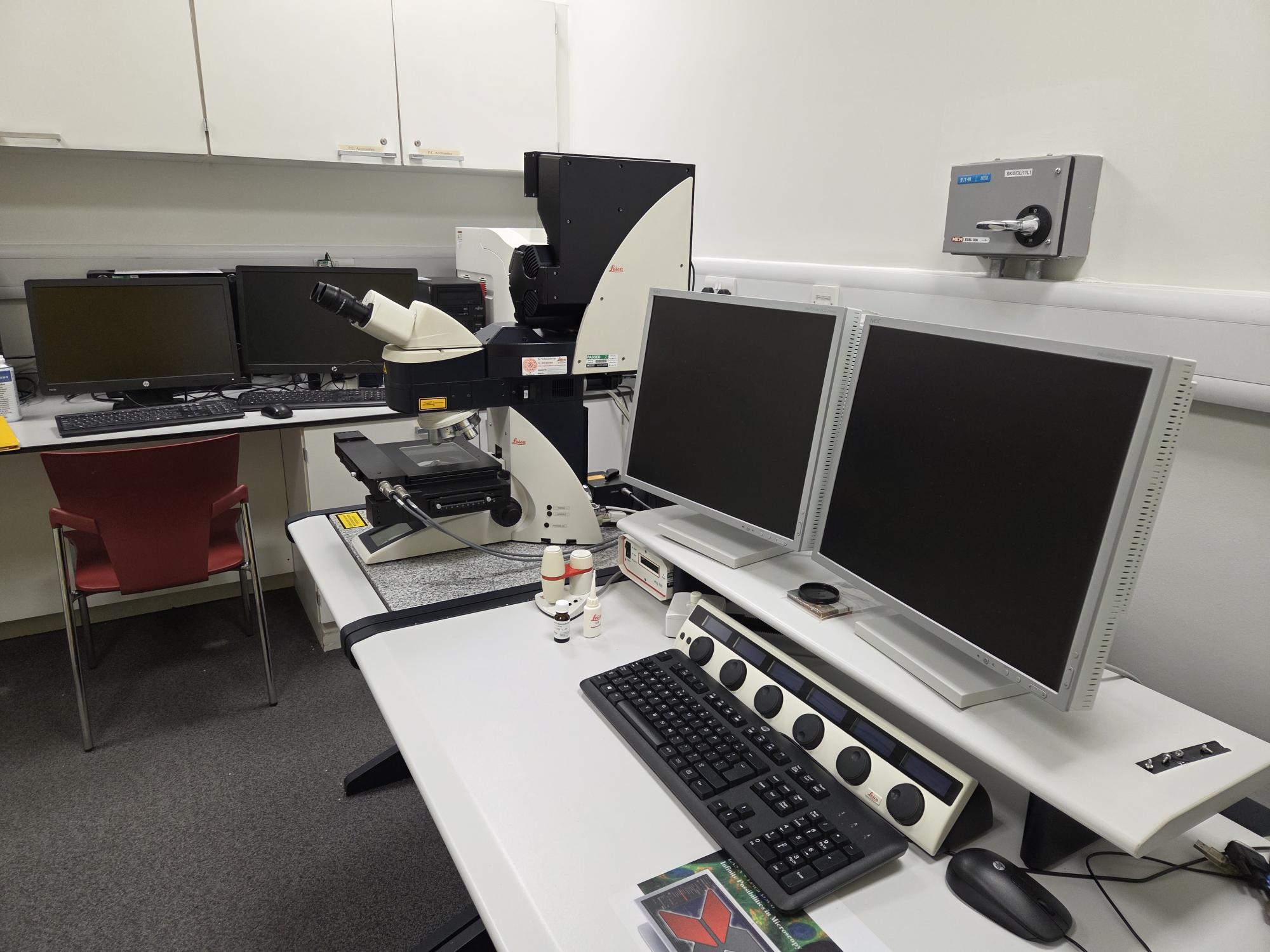 Image of Leica TCS SP5 Confocal Microscope System with 5x/20x/40x/63x Objectives