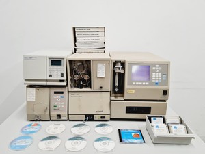 Image of Waters HPLC 600E System with 717 Autosampler, 996 PAD, 2487 DʎAD, M-470