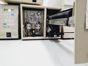 Thumbnail image of Waters HPLC 600E System with 717 Autosampler, 996 PAD, 2487 DʎAD, M-470