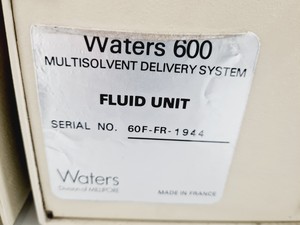 Thumbnail image of Waters HPLC 600E System with 717 Autosampler, 996 PAD, 2487 DʎAD, M-470
