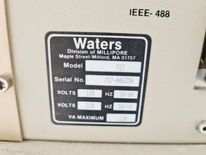 Thumbnail image of Waters HPLC 600E System with 717 Autosampler, 996 PAD, 2487 DʎAD, M-470