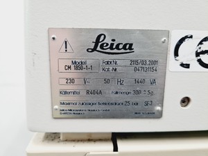 Thumbnail image of Leica CM 1850 Cryostat Spares/Repair Lab