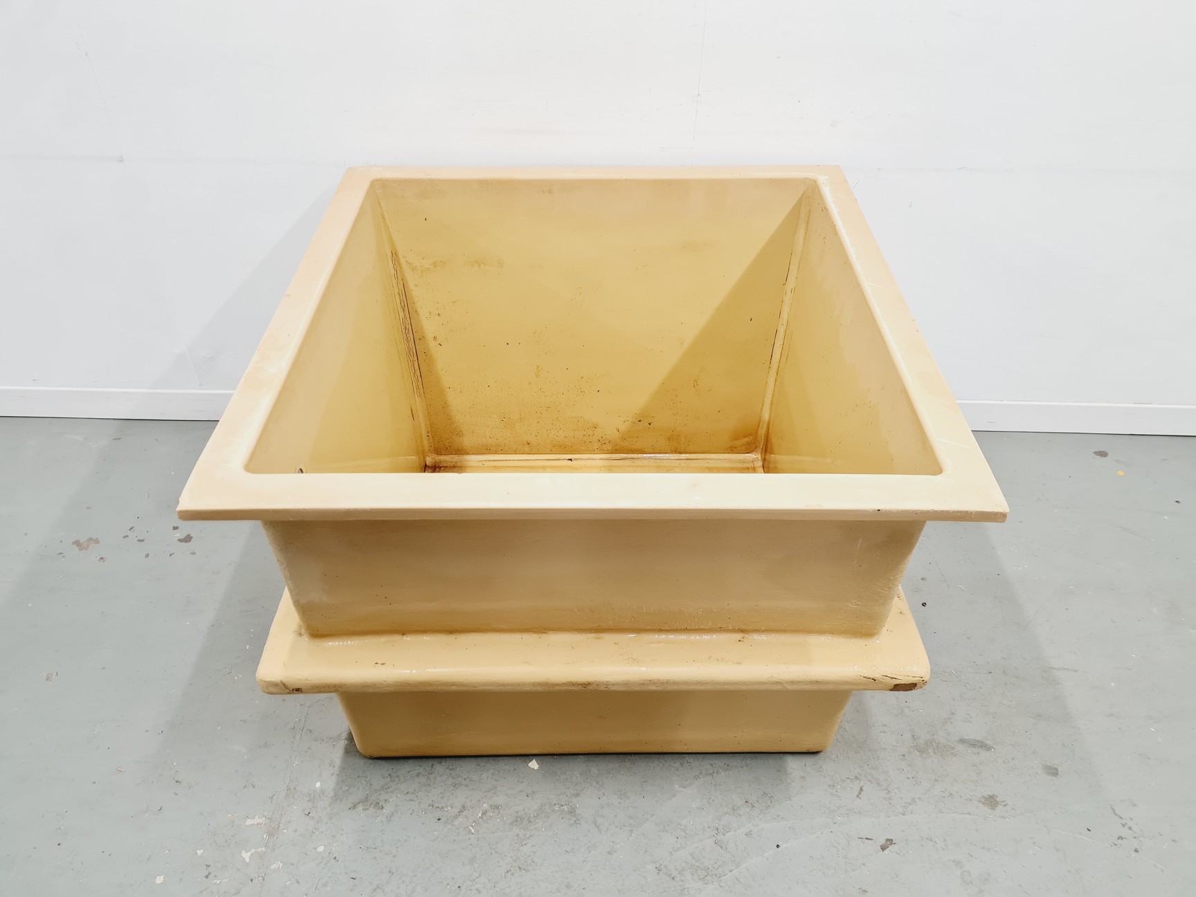 Image of Large Beige Cubic Fibreglass Tank 605L