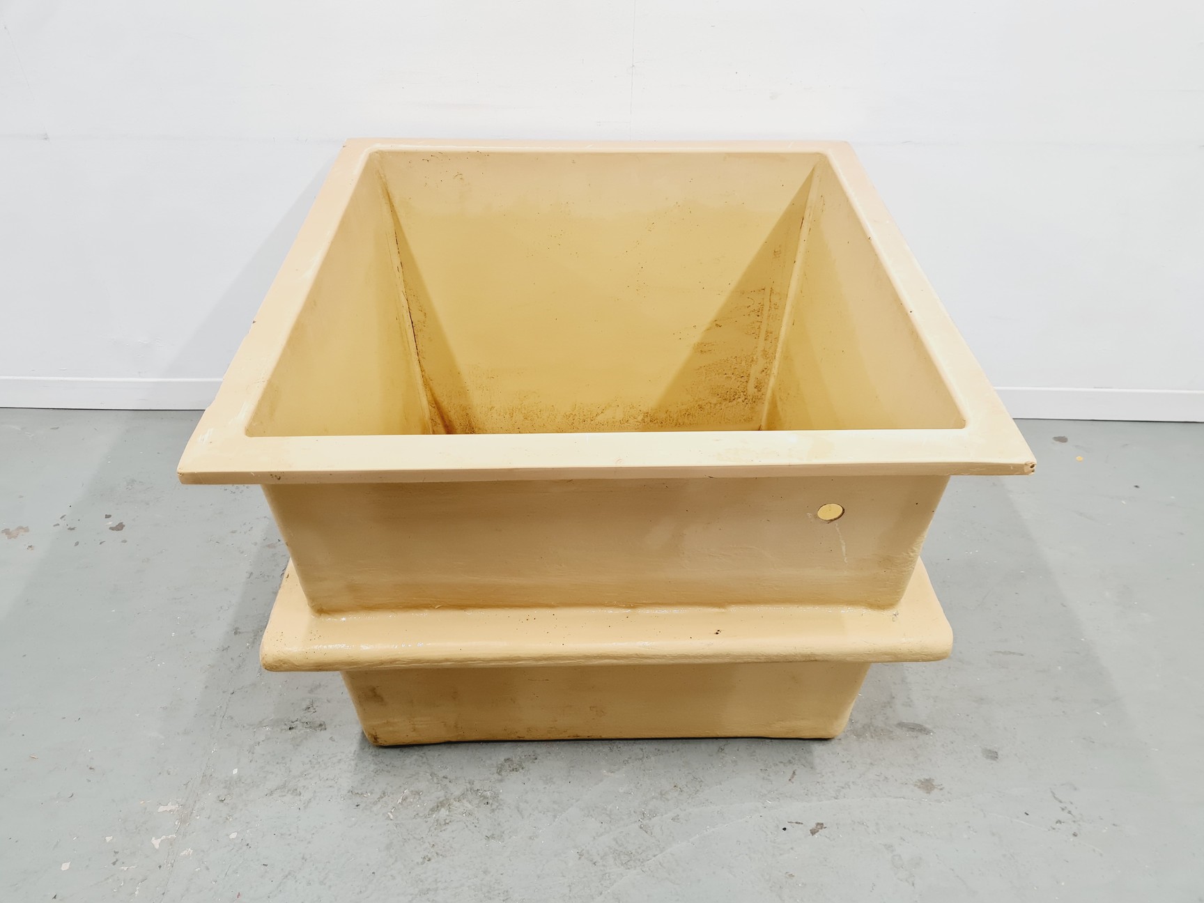 Image of Large Beige Cubic Fibreglass Tank 605L