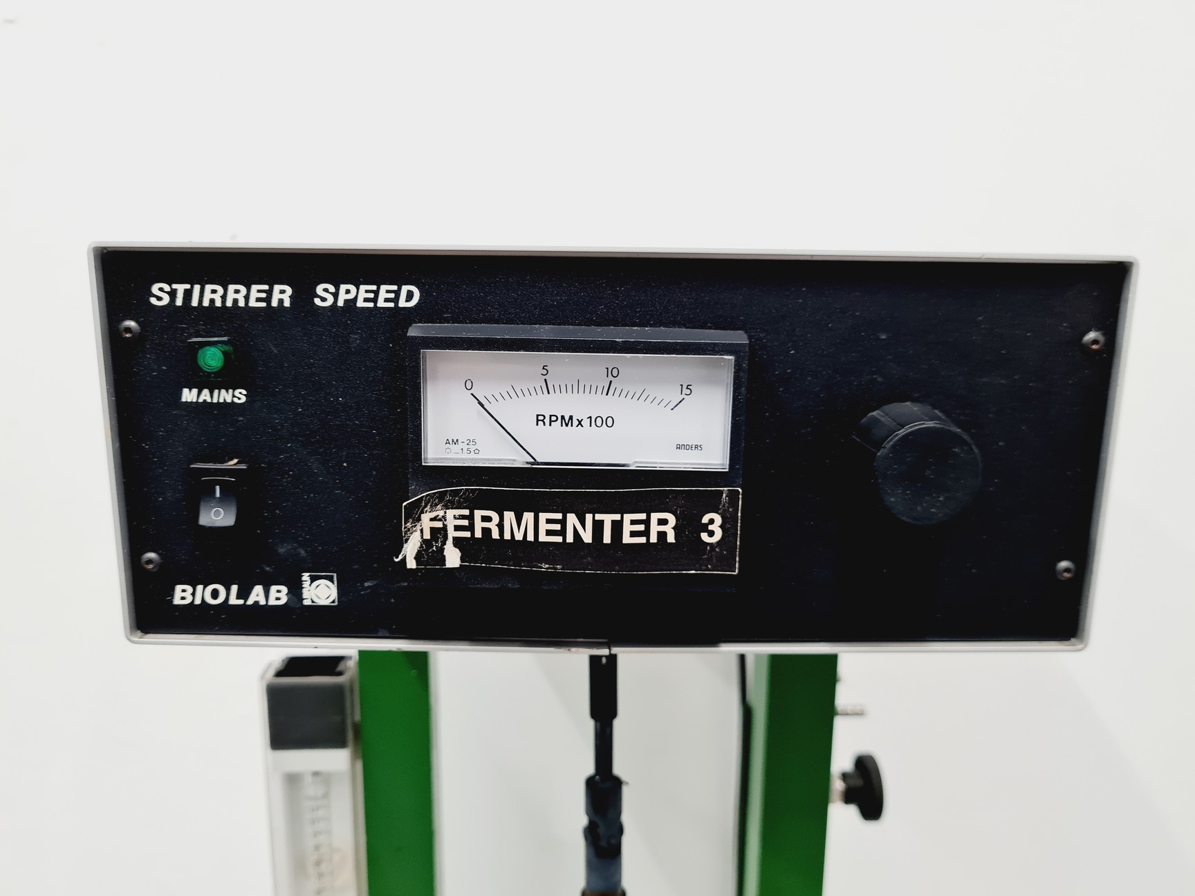 Image of Biolab Fermenter 3 with Stirrer Speed, pH Meter, Temperature Controller, 501U