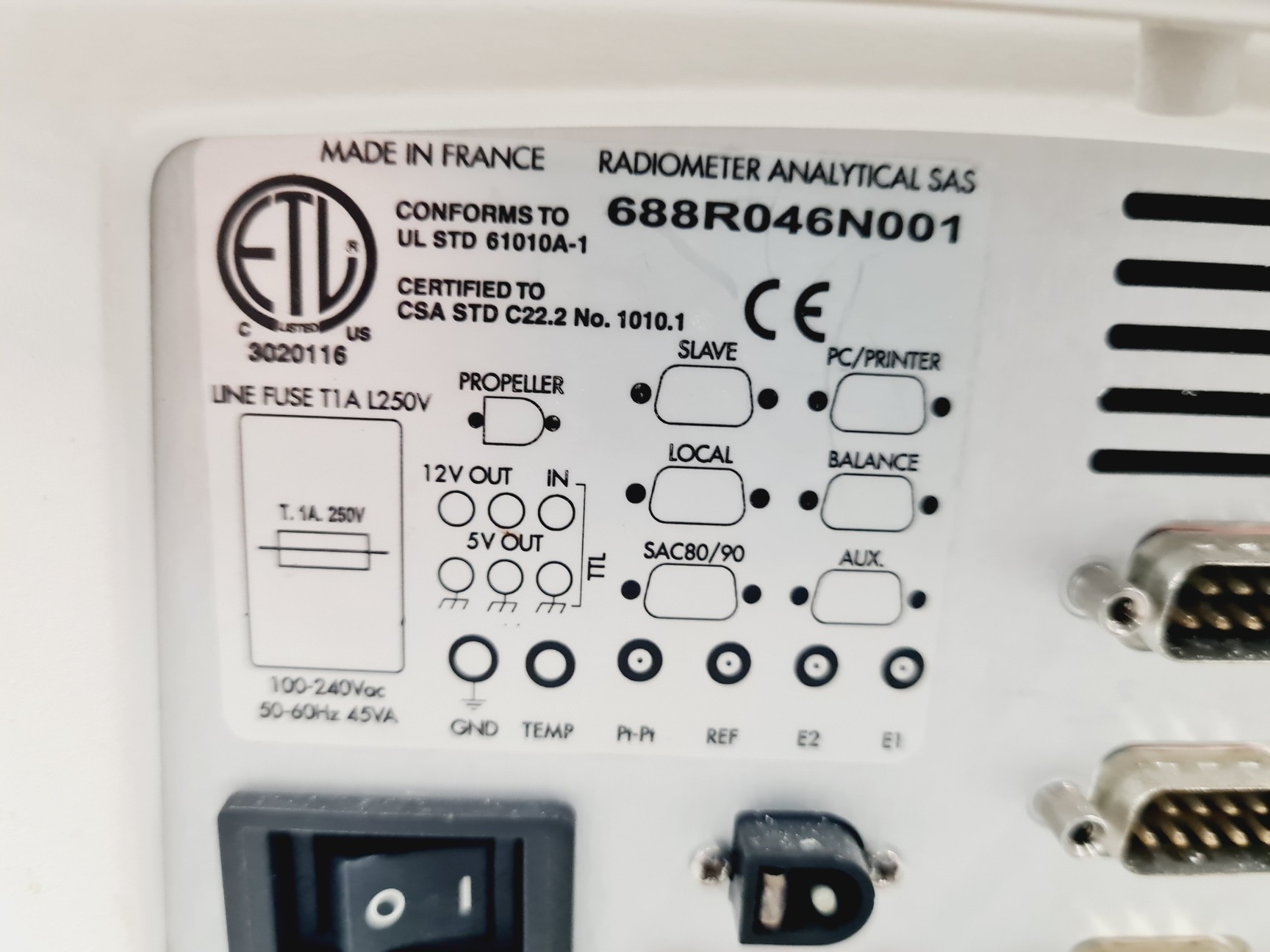 Image of Radiometer Analytical TIM856 Titration Manager Lab