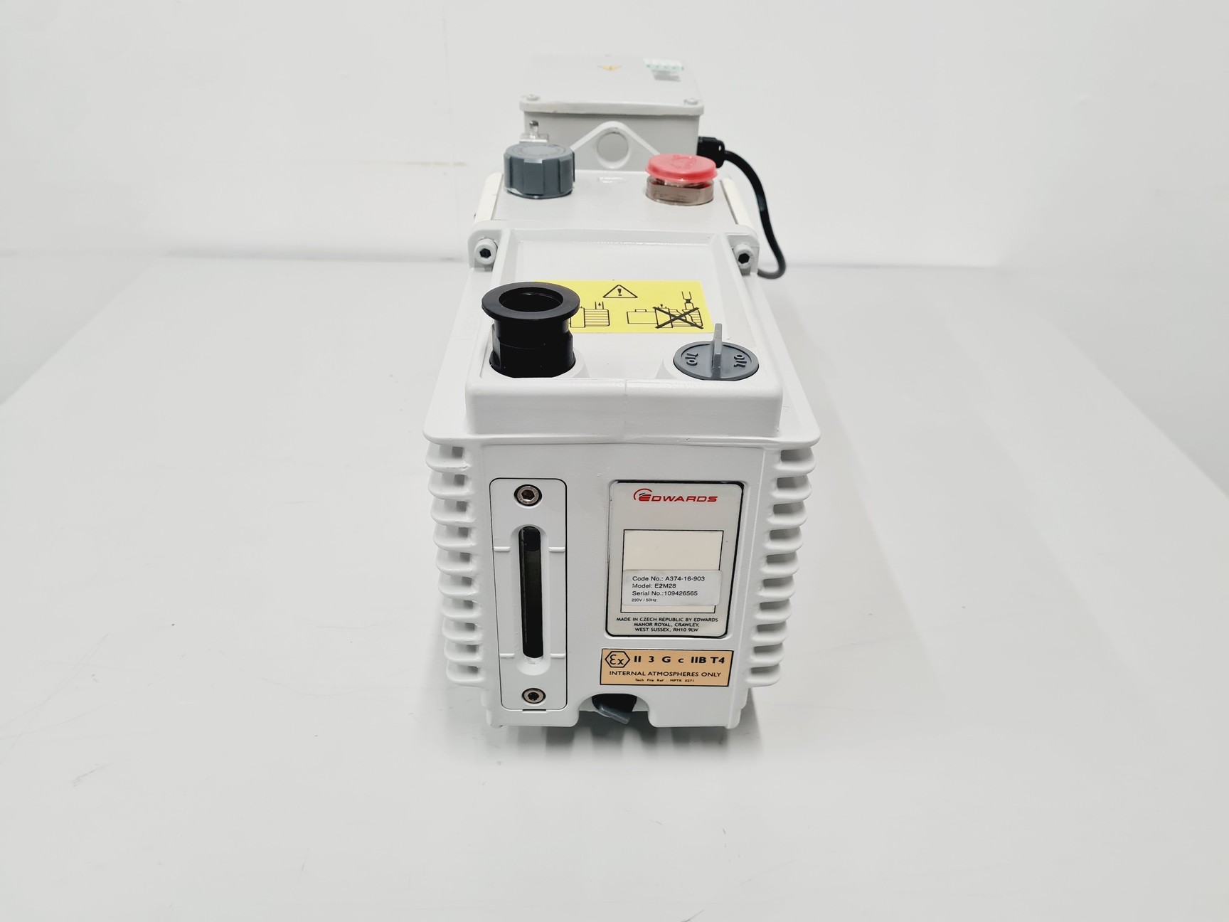Image of Edwards 28 E2M28 Two Stage Rotary Vane Vacuum Pump
