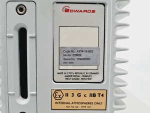 Thumbnail image of Edwards 28 E2M28 Two Stage Rotary Vane Vacuum Pump