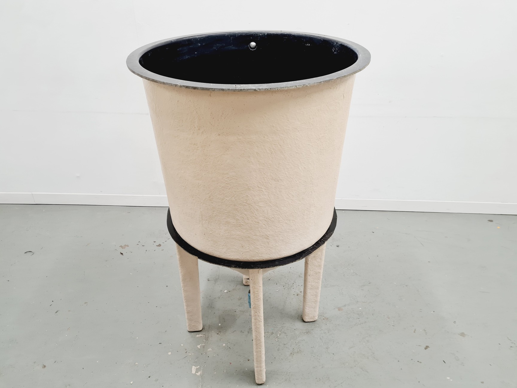 Image of Conical Shaped Large Fibreglass Tank on Legs 280L