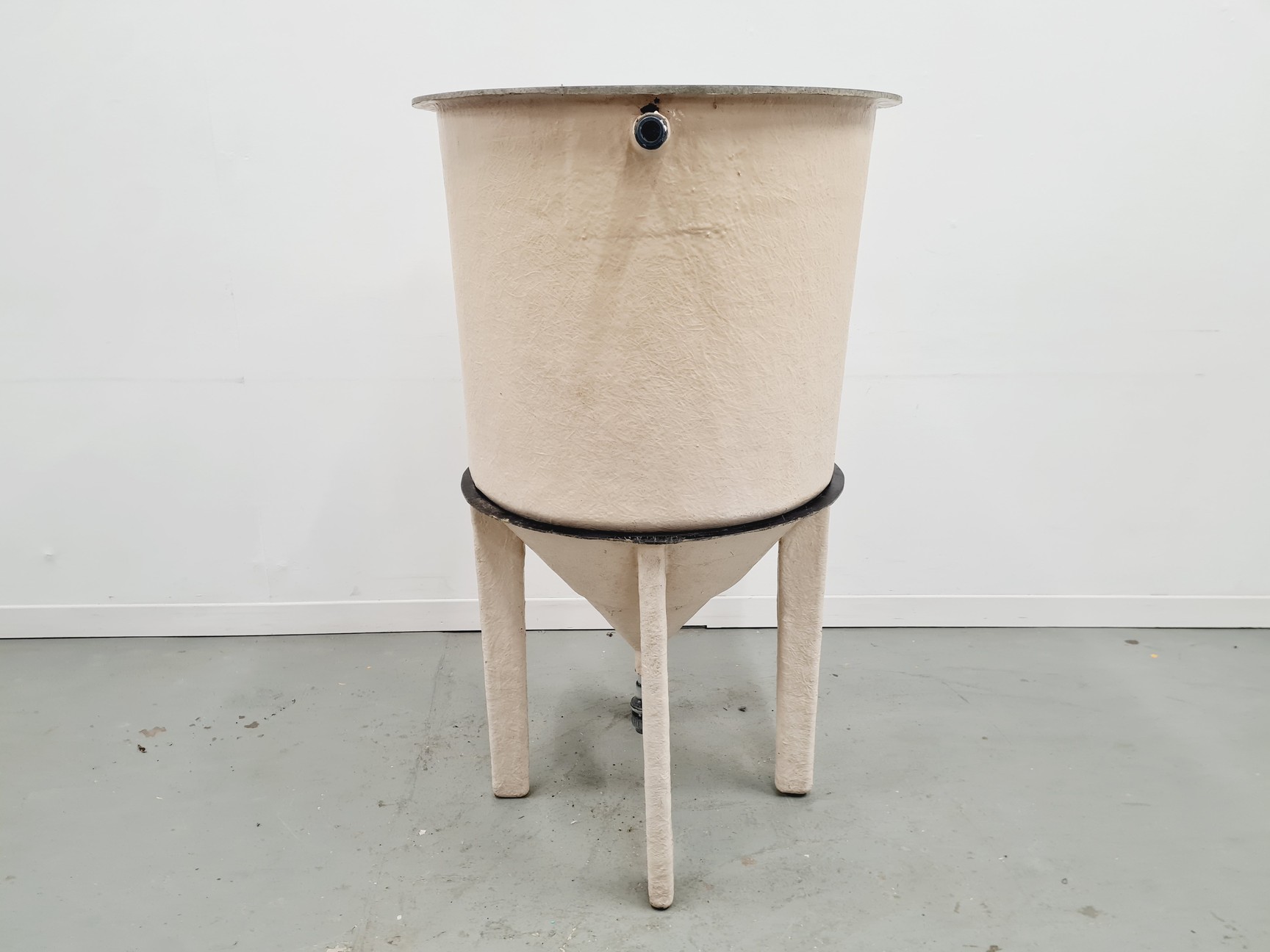 Image of Conical Shaped Large Fibreglass Tank on Legs 280L