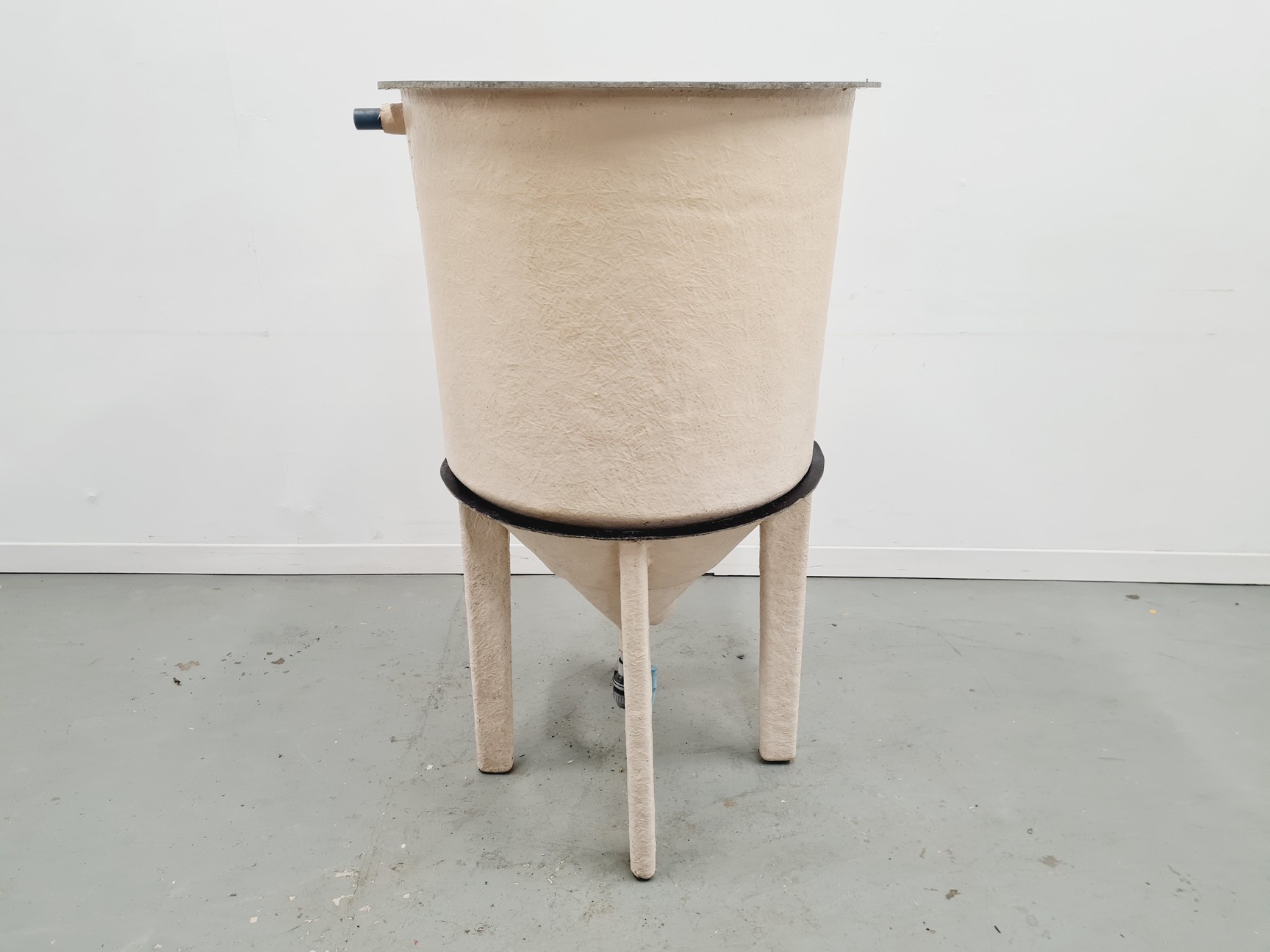 Image of Conical Shaped Large Fibreglass Tank on Legs 280L