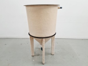 Thumbnail image of Conical Shaped Large Fibreglass Tank on Legs 280L