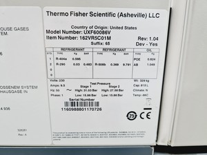 Thumbnail image of Thermo Scientific Revco UXF Ultra Low Temperature Freezer Spares/Repair