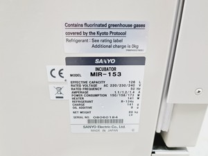 Thumbnail image of Sanyo MIR-153 Refrigerated Laboratory Incubator Lab