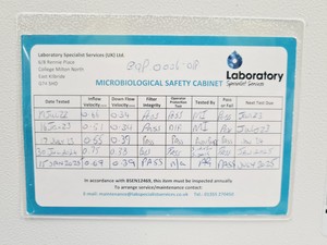 Thumbnail image of Thermo Scientific Herasafe KS 12 Class II Safety Cabinet Lab
