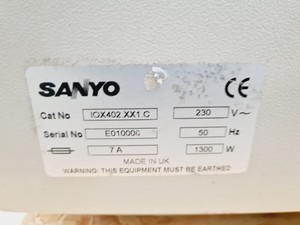 Thumbnail image of Sanyo Orbital Shaking Incubator IOX402.XX1.C Lab
