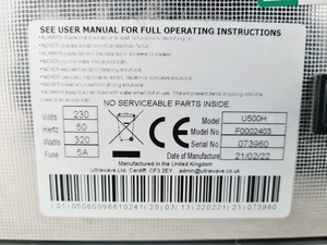 Thumbnail image of Ultra Wave U series U500H Heated Ultrasonic Cleaning Water Bath (2022) Lab