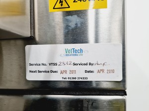 Thumbnail image of Vet Tech Solutions Safety Cabinet 101x62x195 cm (LxWxH) Lab