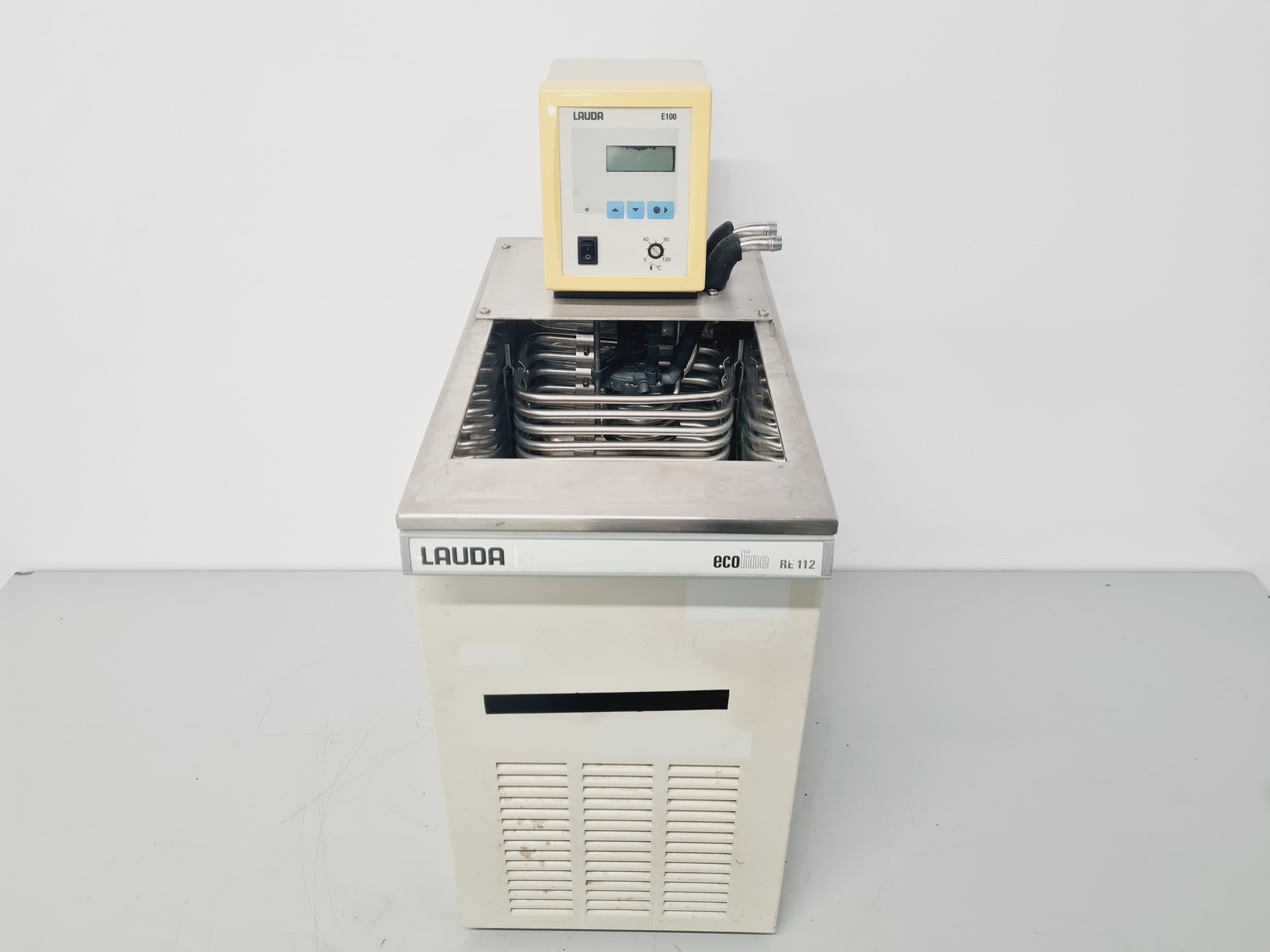 Image of Lauda E100 Immersion Heater/Cooler with Ecoline RE112 Waterbath