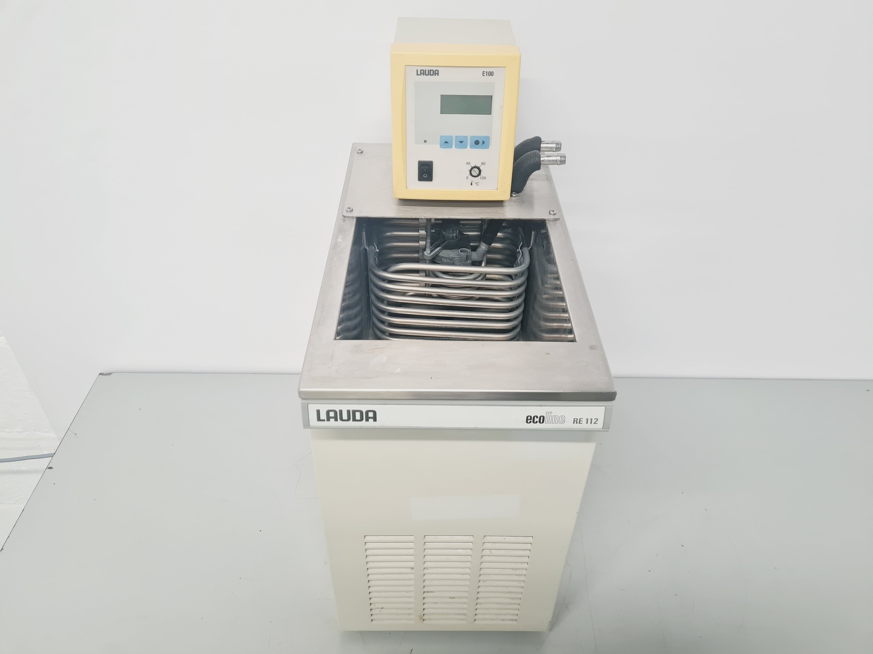 Image of Lauda E100 Immersion Heater/Cooler with Ecoline RE112 Waterbath