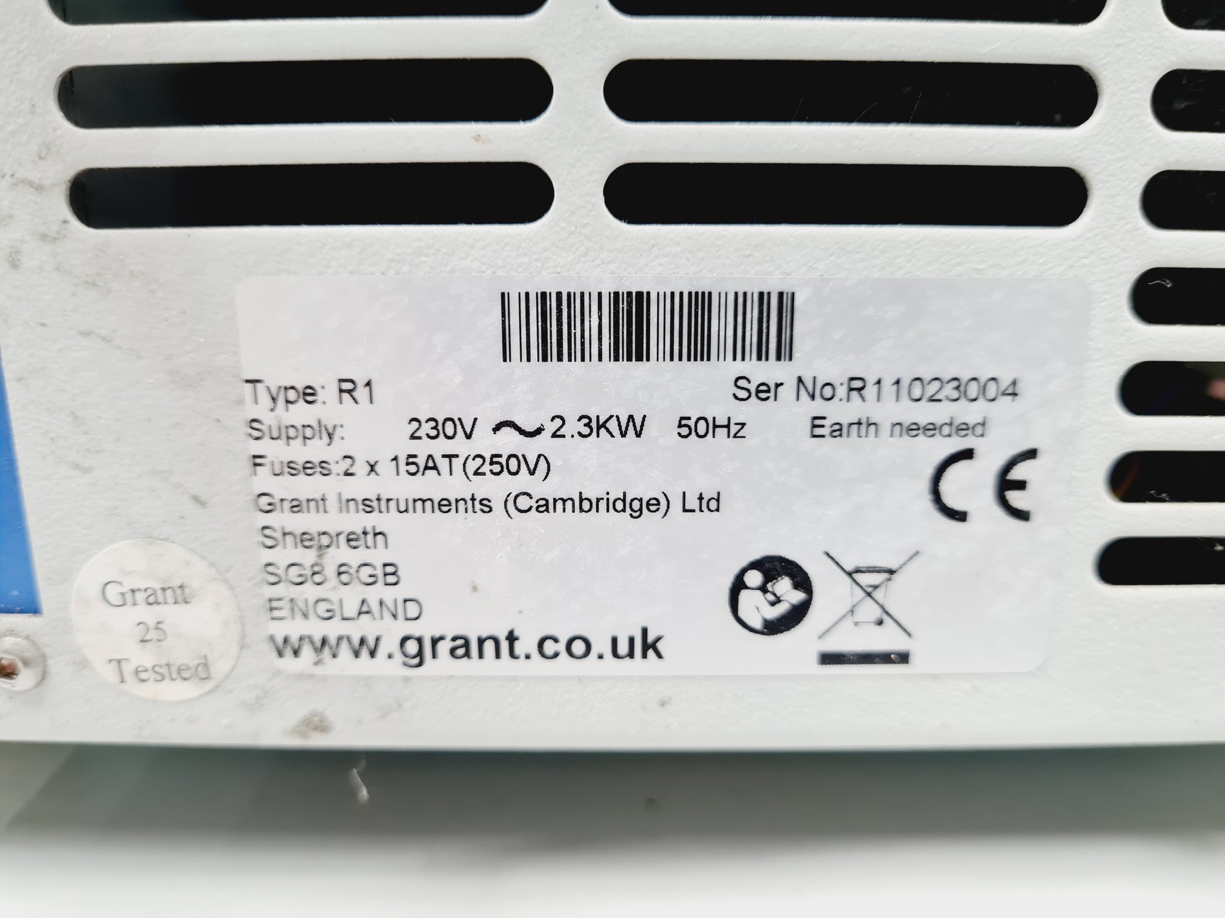 Image of Grant GD120 Water bath With Grant R1 Tank