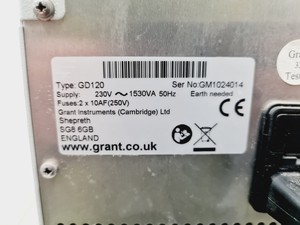 Thumbnail image of Grant GD120 Water bath With Grant R1 Tank