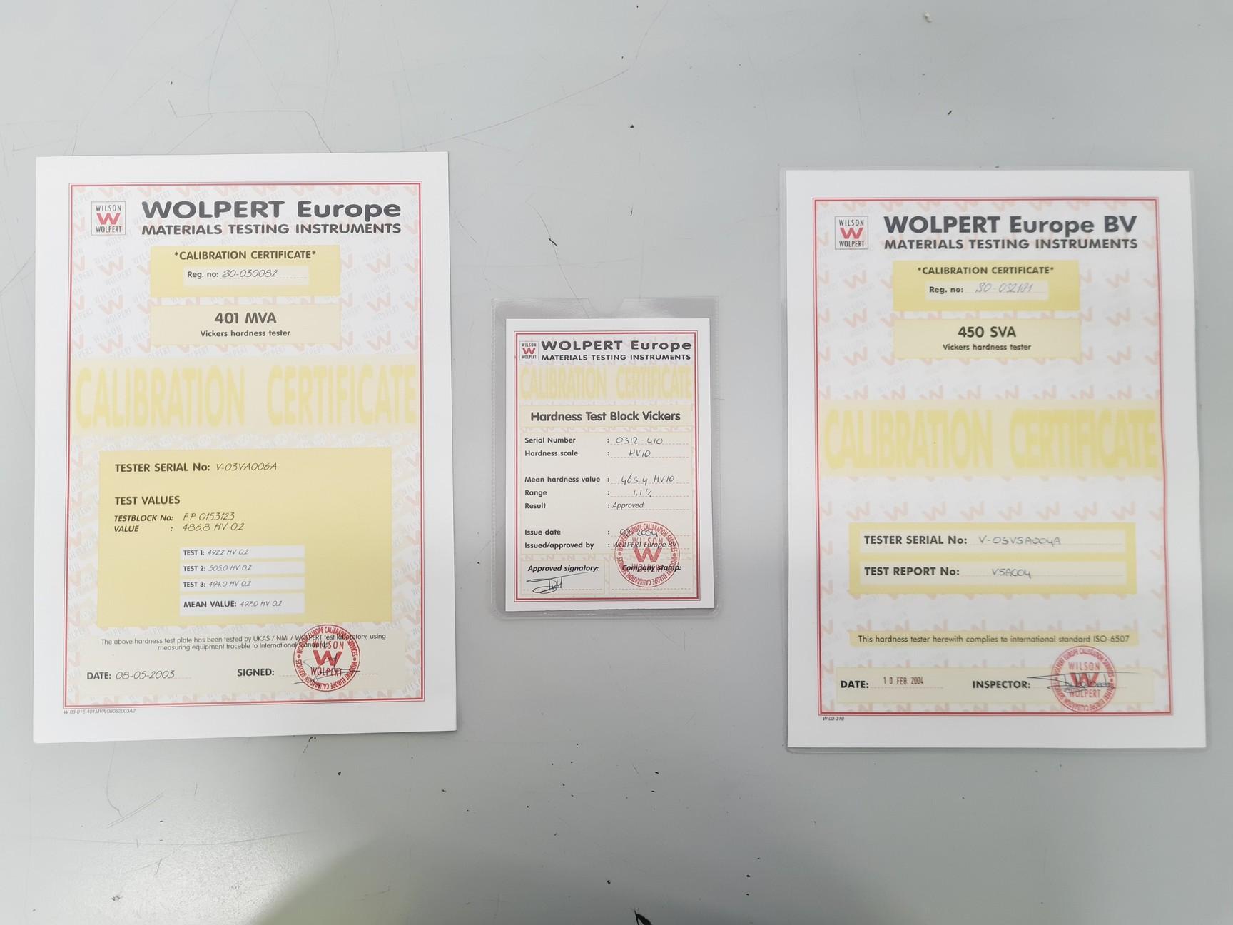 Image of Wilson Vickers Hardness Tester 401MVA