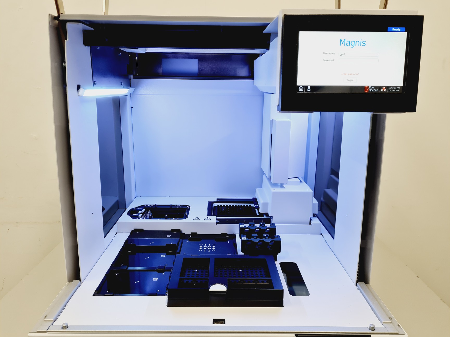 Ngs Lab Bench Agilent MagnisDx NGS Prep System Liquid Handler Lab