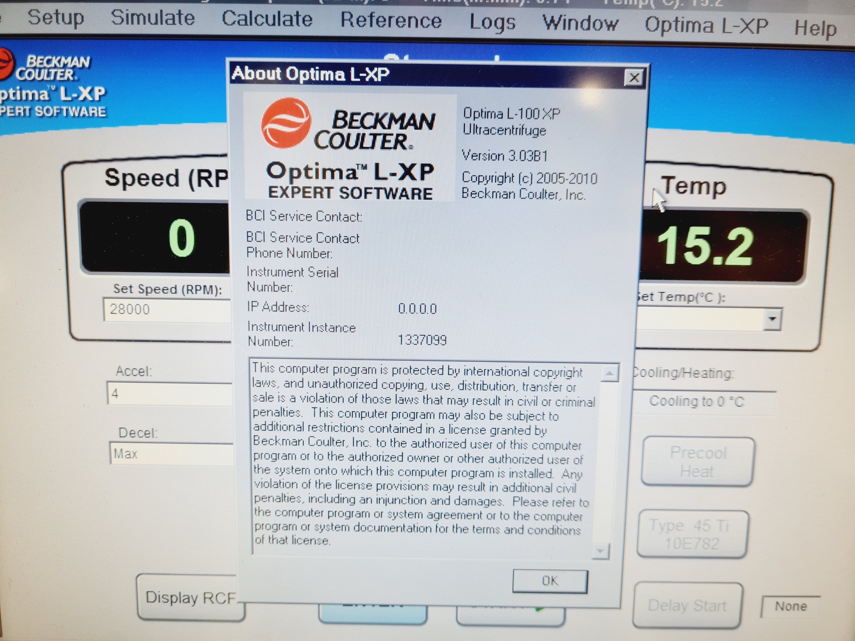 Image of Beckman Coulter Optima L-100 XP Ultracentrifuge 