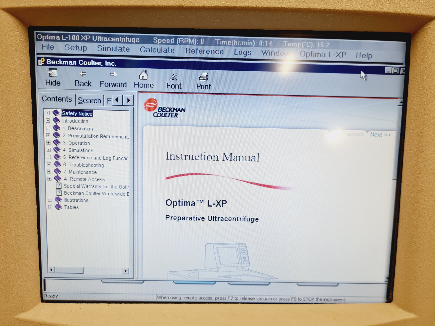 Image of Beckman Coulter Optima L-100 XP Ultracentrifuge 